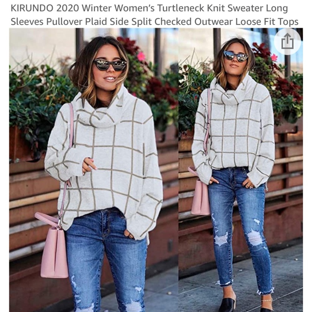 Winter turtleneck sweater